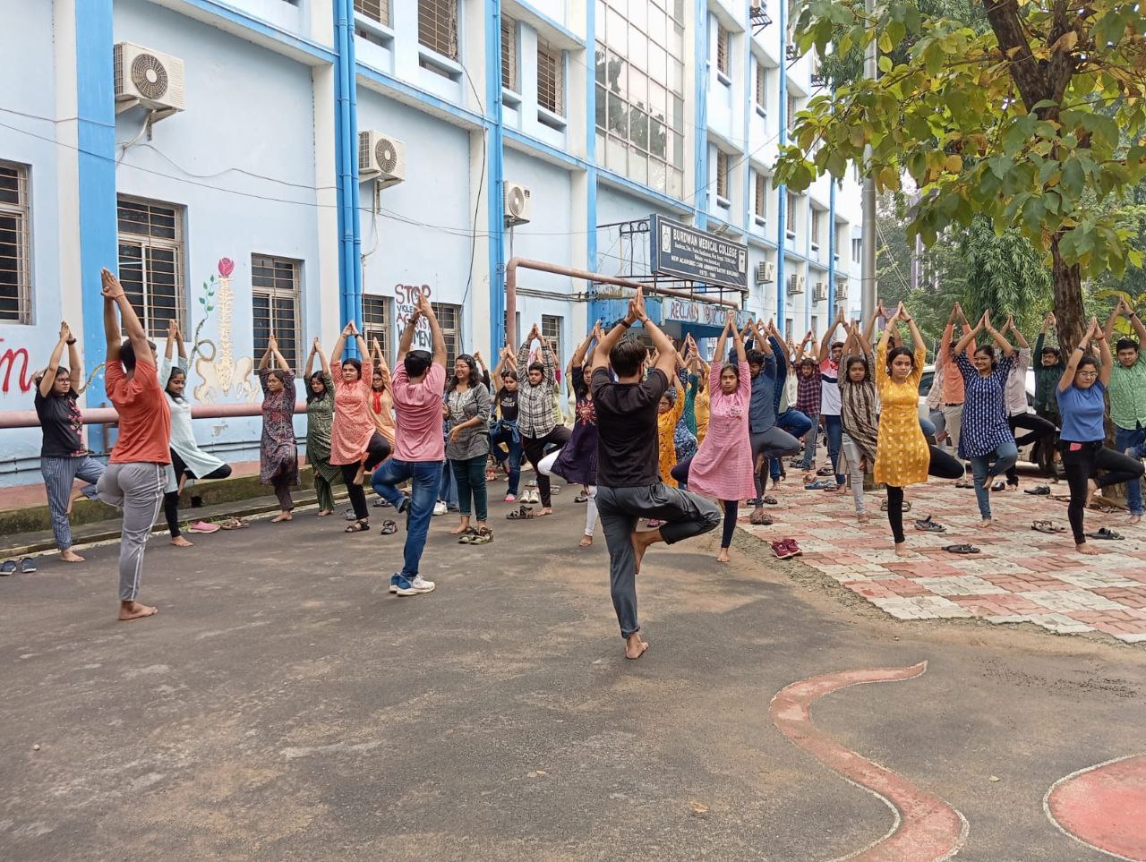 Yoga Session for newly admitted MBBS students