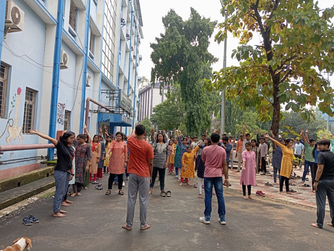 Yoga Session for newly admitted MBBS students