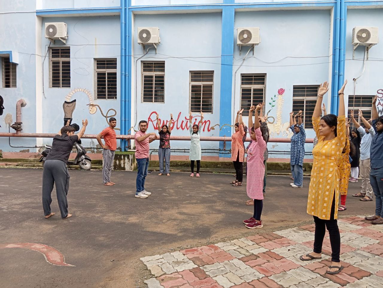 Yoga Session for newly admitted MBBS students