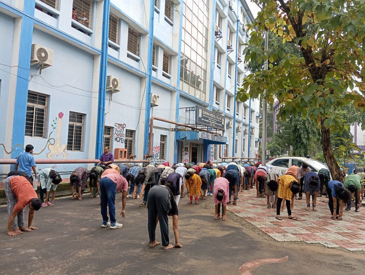 Yoga Session for newly admitted MBBS students