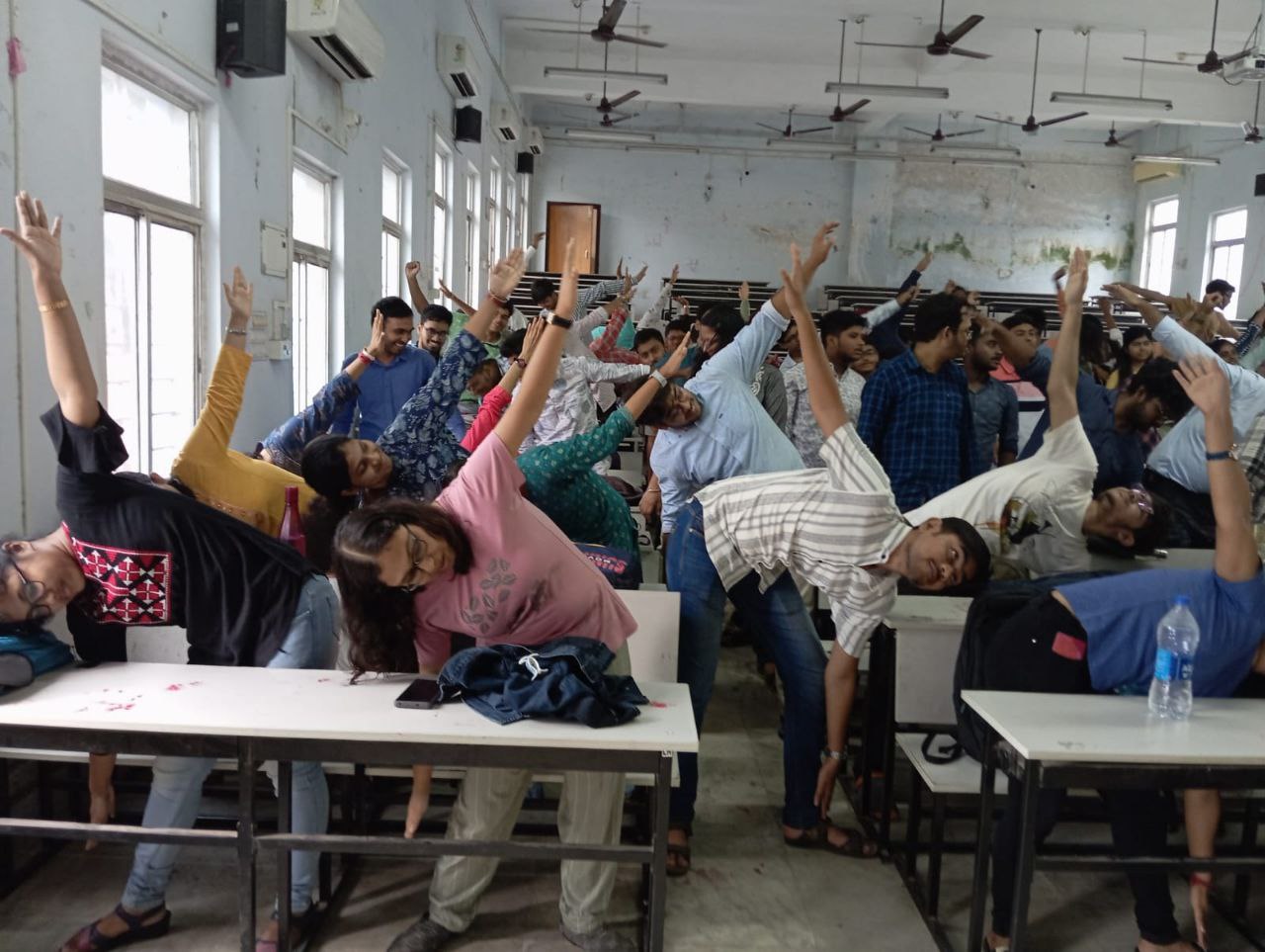 Yoga Session for newly admitted MBBS students