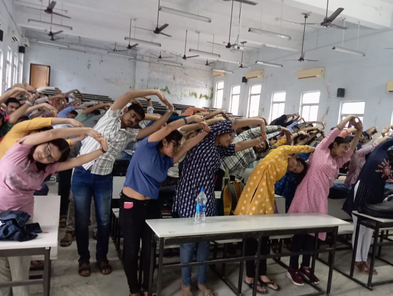 Yoga Session for newly admitted MBBS students